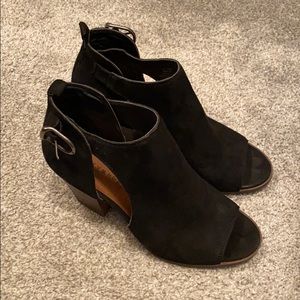 Women’s Size 8 Lucky Brand Peep Toe Heels LIKE NEW